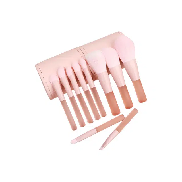 格安诺  化妆刷套装一字型粉底刷散粉刷眼影刷美妆工具眉刷唇刷套刷 修容晕染