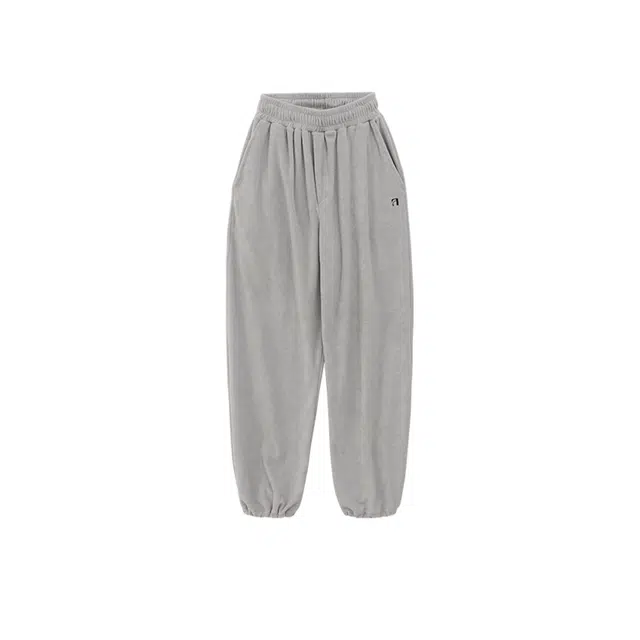 TREEMINGBIRD Terry Set-up Pants