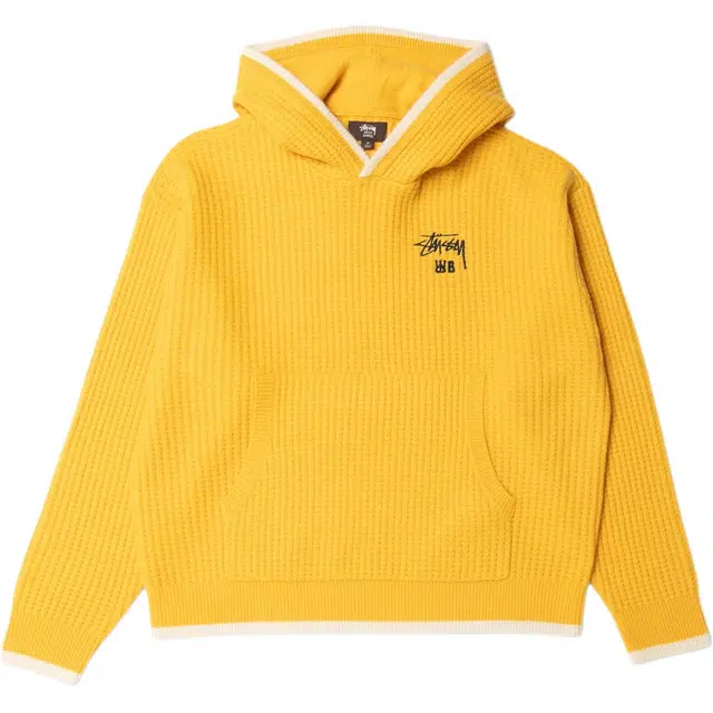 Stussy Wales Bonner FW25 CASHMERE HOODIE logo