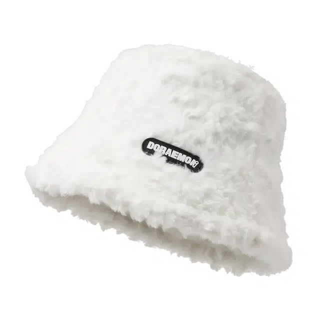 艾佳微 毛绒奶呼呼秋冬绒绒帽保暖显脸小护耳针织 兔毛混纺 渔夫帽 男女同款情侣款