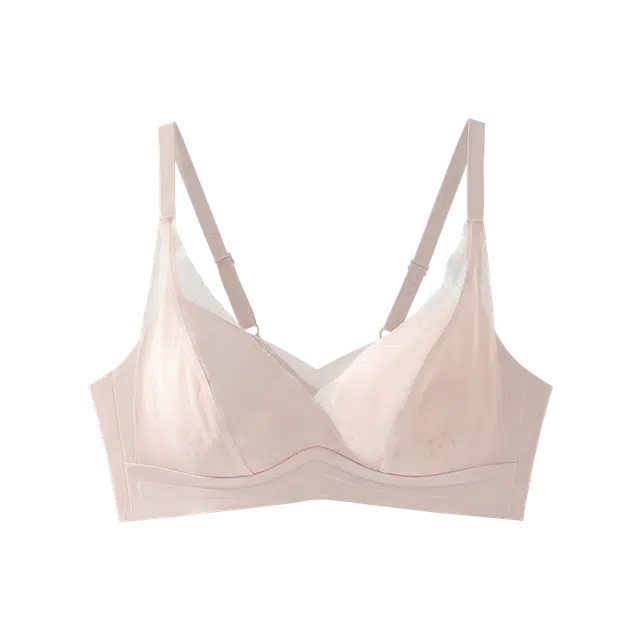 欧迪芬 网纱洞洞杯亲肤柔软舒适透气高弹不紧绷不掉肩侧收副乳不外扩无痕聚拢防下垂文胸 女款 单件装