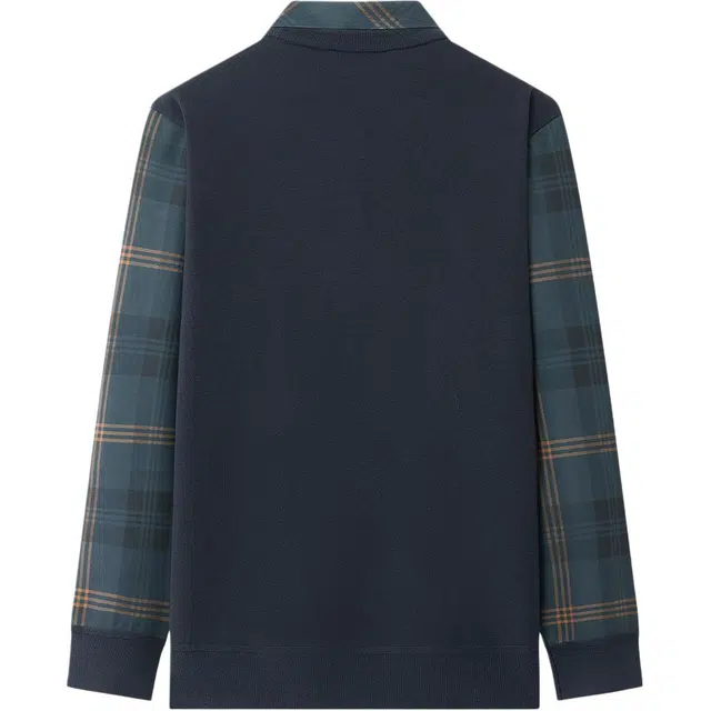 爱登堡 假两件衬衫绣花简约轻奢休闲百搭保暖打底通勤出行抗皱易打理不变形免烫舒适耐穿针织衫 男款