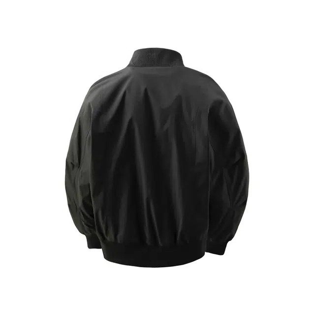 顶峰保罗 美式潮牌纯色高级感短款宽松休闲上衣外套秋冬穿搭情侣款加厚保暖防风潮流百搭翻领夹克 男女同款