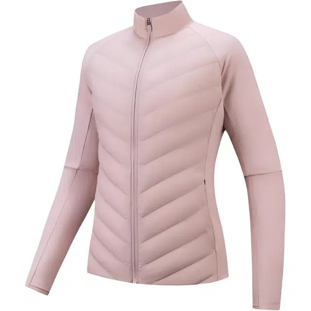 超级安踏 立领拉链拼接百搭休闲羽绒服 女款