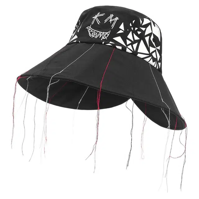 肯默 潮酷嘻哈丝线 棉 渔夫帽 男女同款情侣款