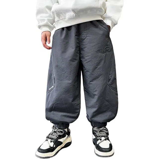 黑恐龙牛仔裤 炸街运动裤春秋休闲长裤 青少年