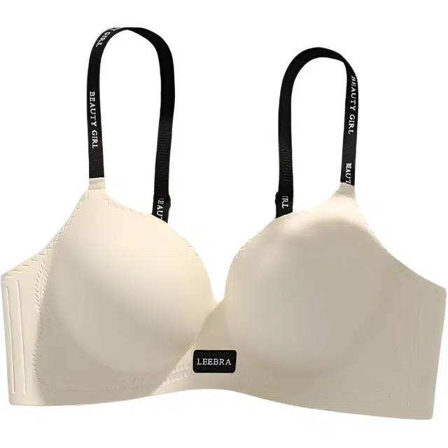 慕梵度 加厚小胸聚拢内衣显大馒头杯漫画胸无钢圈不空杯无痕轻盈文胸 女款