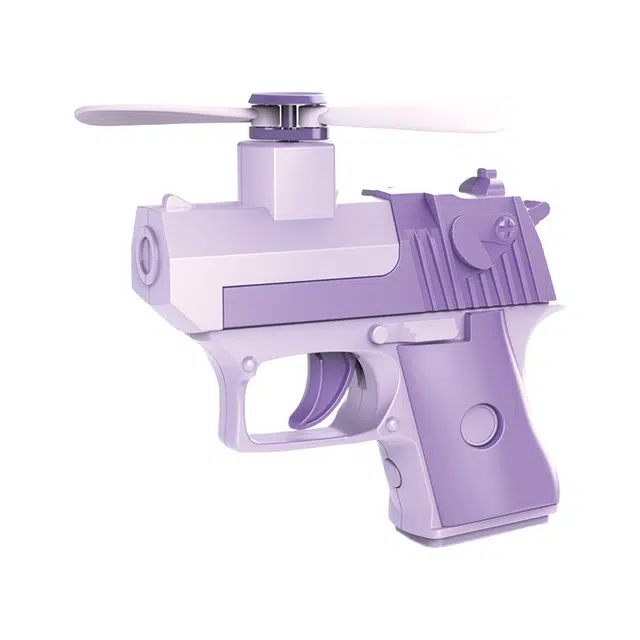 图米鱼 夏季文创潮玩电动萝卜风扇枪 其他玩具枪