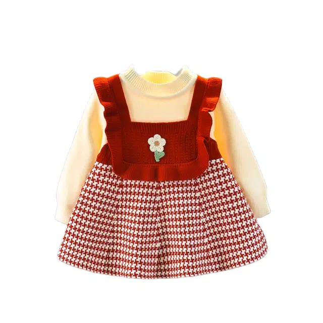 吉姆沃克 连衣裙 宝宝秋装女童洋气春秋季爱公主裙