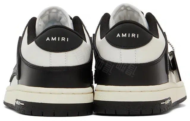 AMIRI Bone Runner Black White