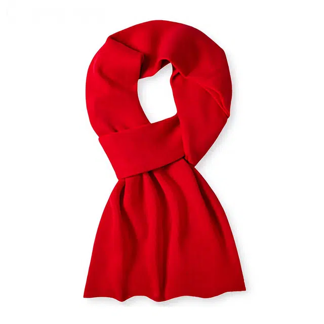 脸颊之吻 时尚百搭防风御寒保暖柔软亲肤 涤纶 绒线围巾 男款