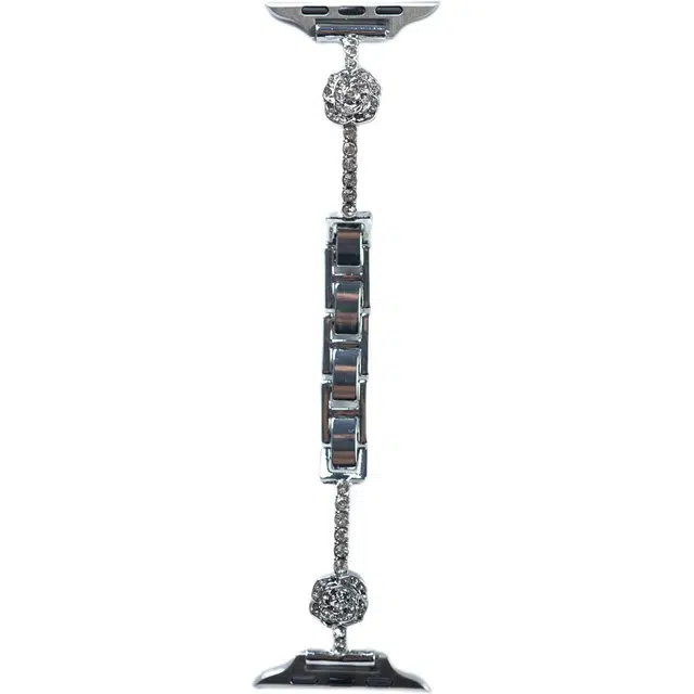 卫欣 表带 苹果适用 金属材质 山茶花手镯男女通用