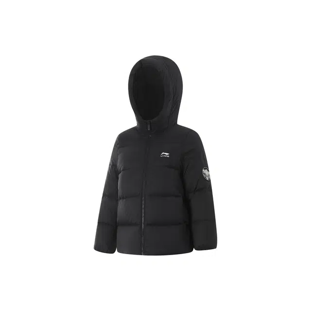 李宁儿童羽绒服 运动生活系列 连帽保暖梭织防风鹅绒 儿童款