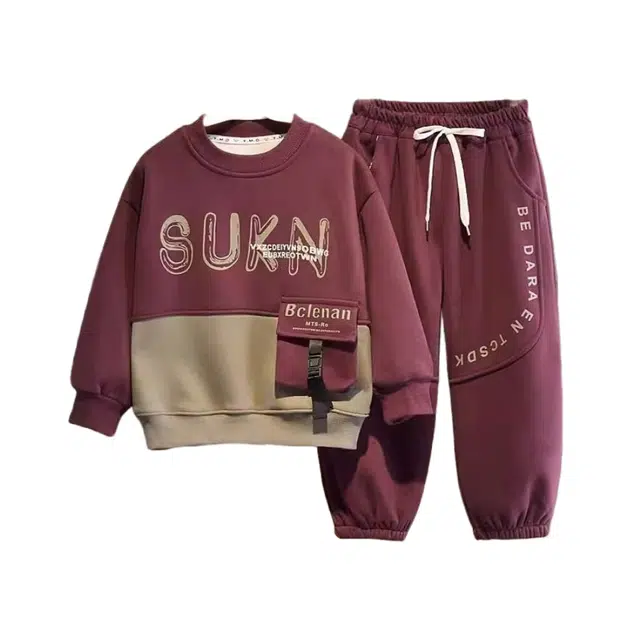 吉姆沃克休闲运动套装 童装洋气两件套卫衣男孩儿童帅气加厚