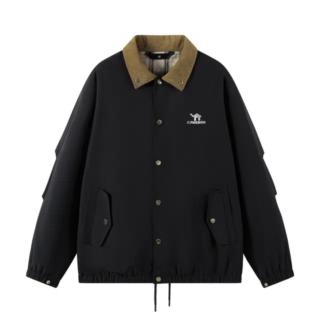 领航骆驼 户外美式复古潮牌宽松廓形休闲防水透气百搭高街翻领日常通勤运动长袖  夹克 男女同款