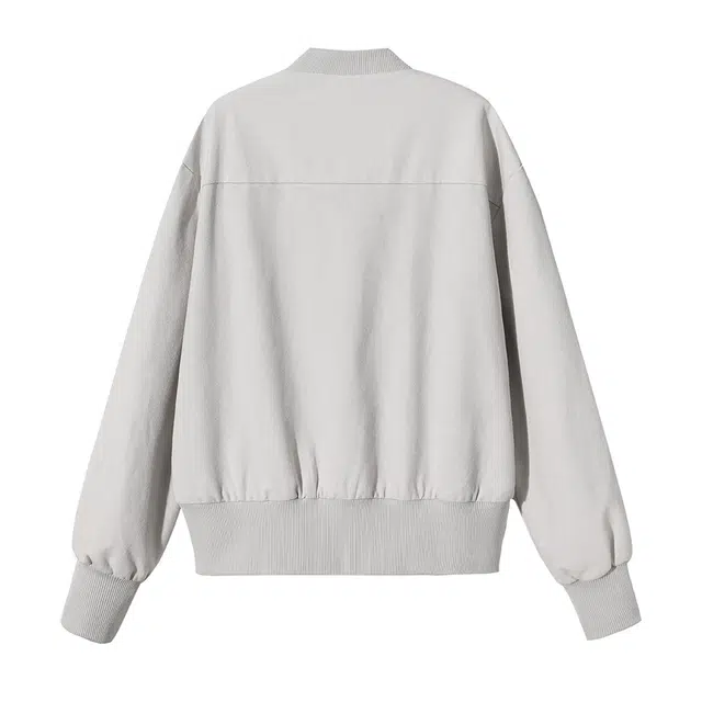 欧路得 小众解构设计感倒三角水洗棉男士秋季潮款痞帅硬汉外套夹克 男款