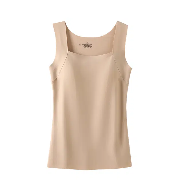 皇室品轩 秋季免穿百搭云朵肌底衣无痕背心女高弹收副乳带胸垫打底上衣保暖上装 女款