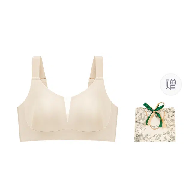 皇室品轩 内衣女大胸显小收副乳防下垂全罩杯薄款调整型无痕大码美背文胸 女款