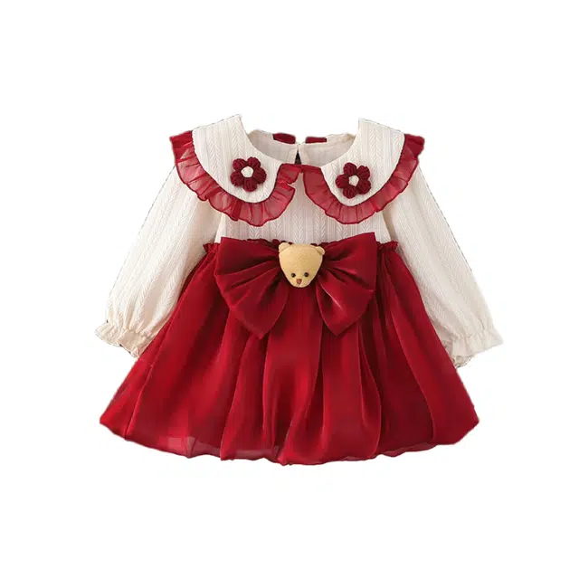 吉姆沃克 连衣裙 洋气童装女孩春秋季公主裙儿童假两件