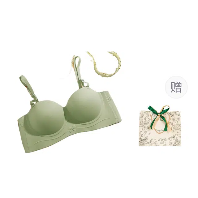 皇室品轩 半杯内衣女士小胸聚拢显大无钢圈收副乳防下垂防滑无罩加厚文胸 女款