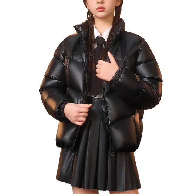 高梵羽绒服 旗舰 短款立领透气保暖防水鹅绒 儿童款