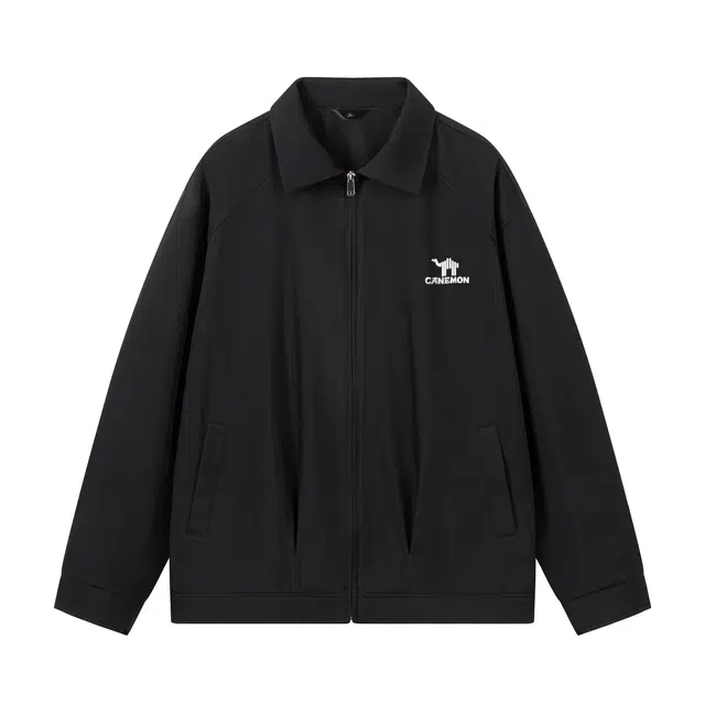 领航骆驼 痞帅美式复古高街春秋户外运动防泼外套宽松时尚百搭翻领教练   夹克  男女同款