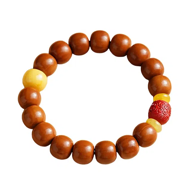 宣华意 收藏级精品老型光珠佛念珠高端文玩回纹转运珠 国潮复古民族风 诸事顺利#好运 猴头核桃 手串 男女同款情侣款