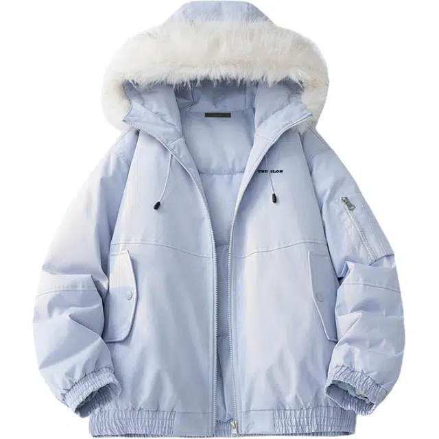 太子龍 美式潮流宽松休闲外套舒适百搭棉服 男女同款