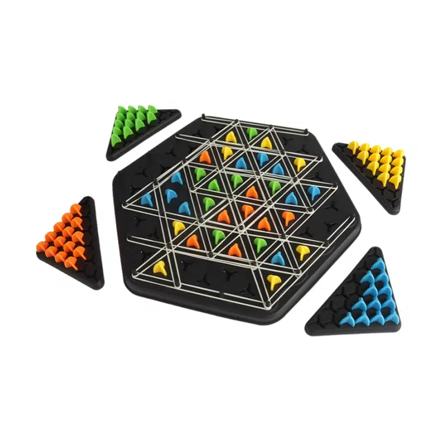 图米鱼 益智三角棋几何对战桌面游戏 逻辑思维训练玩具