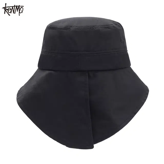肯默 时尚燕尾遮阳防晒 仿天丝棉 渔夫帽 男女同款情侣款