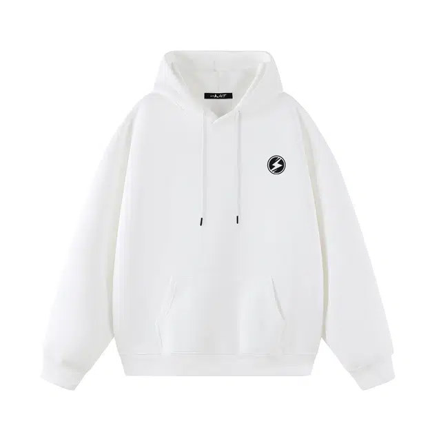 一人之下 美式复古设计字母印花街头风连帽套头潮牌宽松休闲运动风高街时尚百搭情侣款卫衣 男女同款