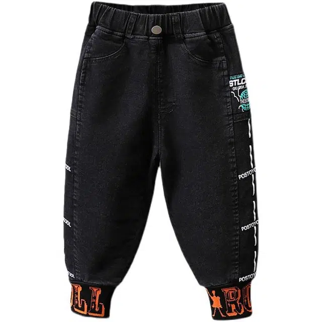 吉姆沃克牛仔裤 男童秋冬季 宝宝洋气加绒裤