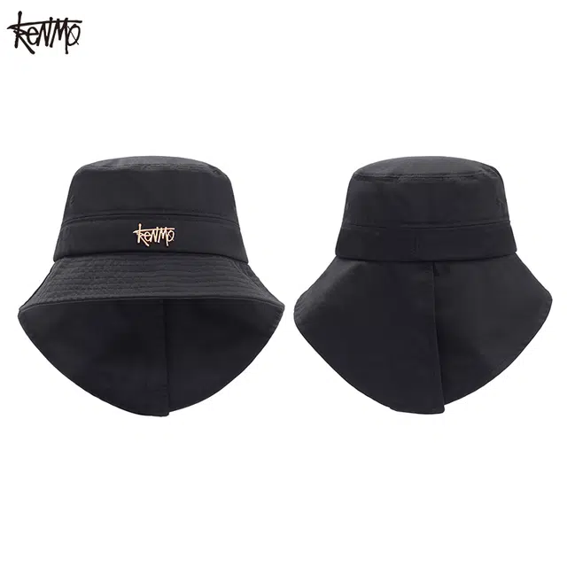 肯默 时尚燕尾遮阳防晒 仿天丝棉 渔夫帽 男女同款情侣款