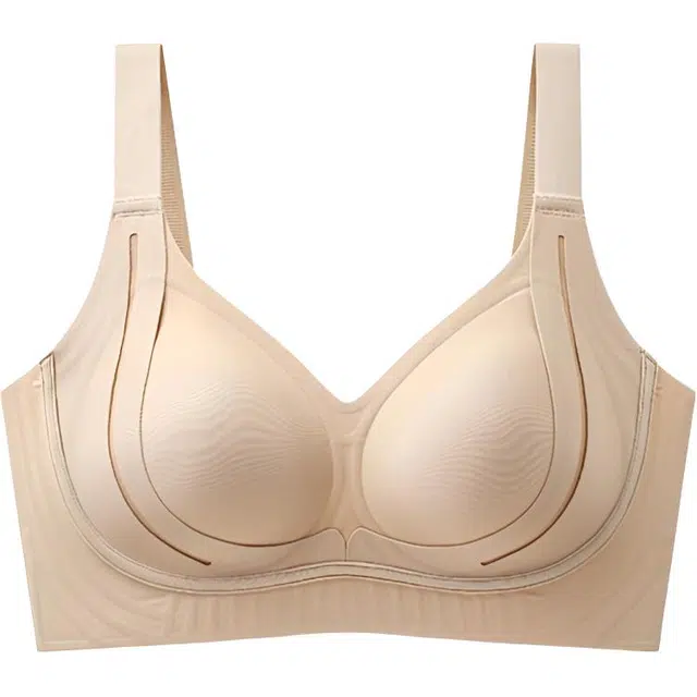 慕梵度 粉底液内衣聚拢收副乳防下垂调整型塑形大胸隐形无痕透气显小文胸 女款