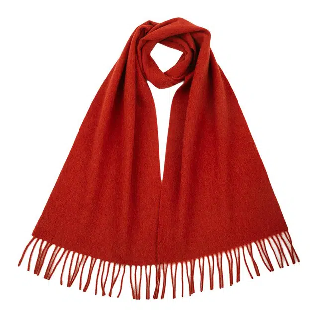 恒源祥 轻盈柔软纯色百搭保暖 羊毛 绒线围巾 男女同款情侣款