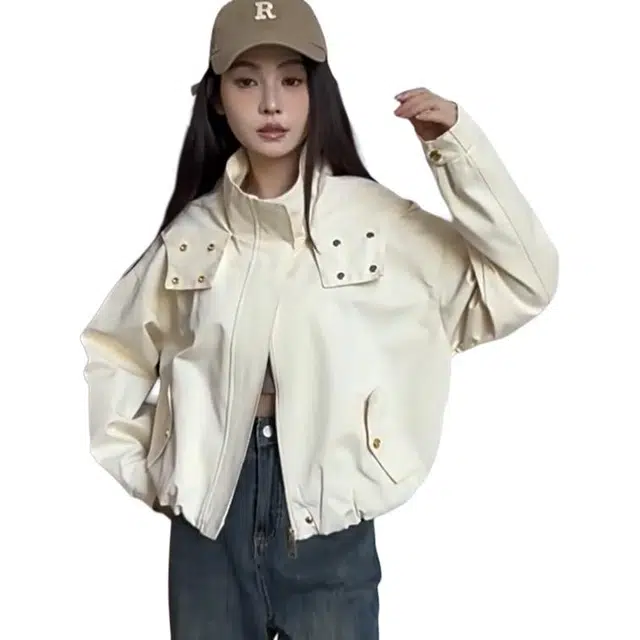 小卷要加油 短款外套女秋流行巨好看的早秋小个子冲锋衣夹克 女款