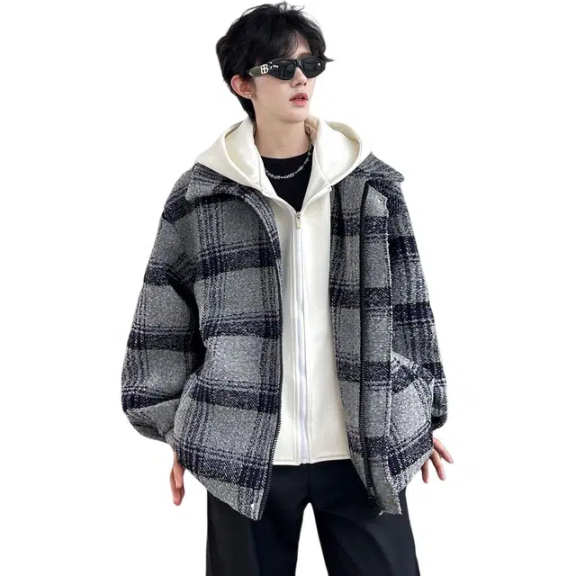 加荣 美式小众设计感上衣高级感外套夹克 男女同款