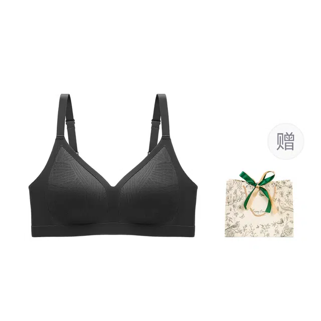 皇室品轩 无痕乳胶内衣女夏季薄款蕾丝美背背心式聚拢无钢圈乳上托文胸 女款