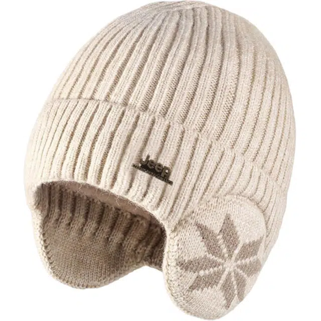 Jeep Retro Earflap Beanie