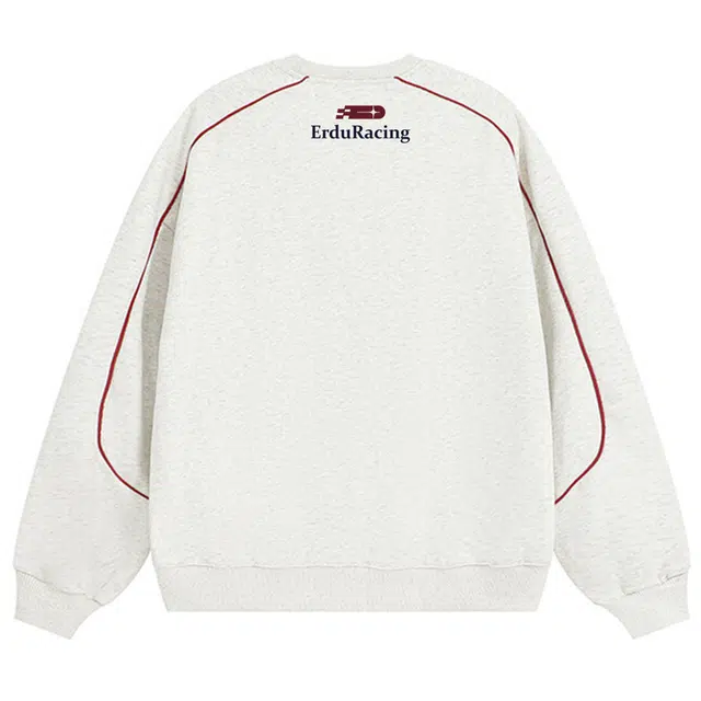 而度 复古街头宽松圆领舒适百搭长袖卫衣 男女同款