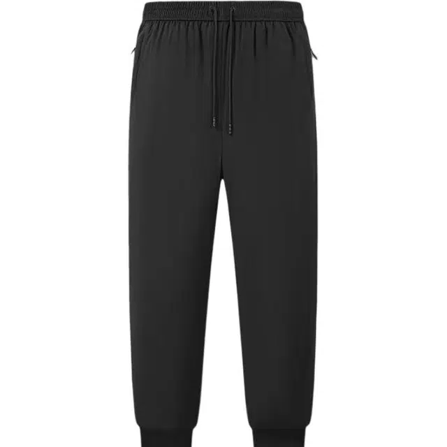 海尔斯 美式高街舒适中腰宽松系带束脚休闲裤 男款