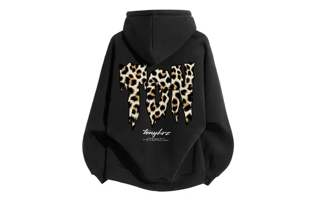 TONYKRZ Leopard Logo Hoodie