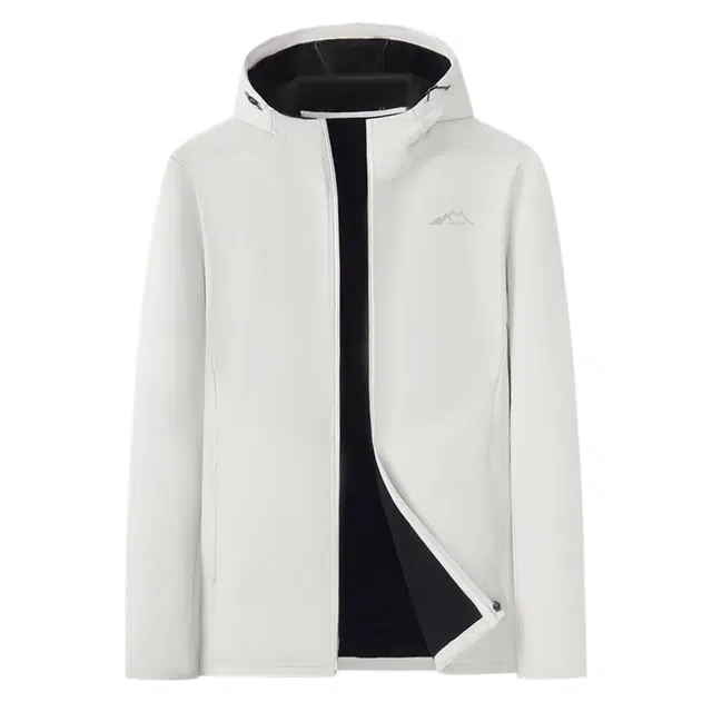 赛琪 基础款机能风纯色休闲宽松户外徒步露营登山棉衣防风保暖透气加厚加绒连帽棉服外套 男女同款