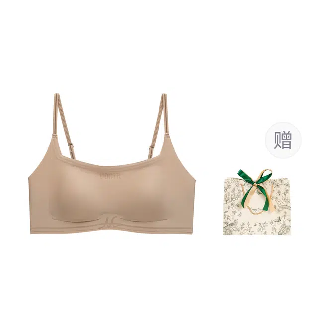 皇室品轩 大胸显小内衣女夏薄款提拉防下垂调整型无痕粉底液文胸 女款