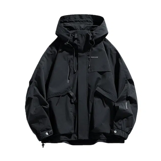 太子龍 美式潮流时尚百搭防水防风宽松夹克外套 男女同款