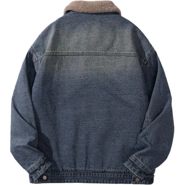 希越 高端仿羊羔绒加厚工装棉服棉衣冬季底特律御寒保暖棉袄夹克 男款