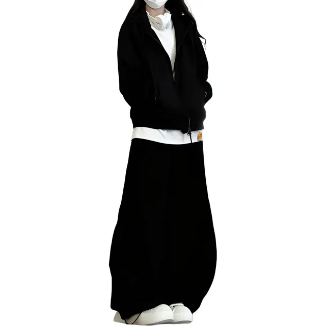 北欧攻略 学院风秋冬重磅高级感品质连帽拉链开衫外套慵懒风休闲运动套装 男女同款