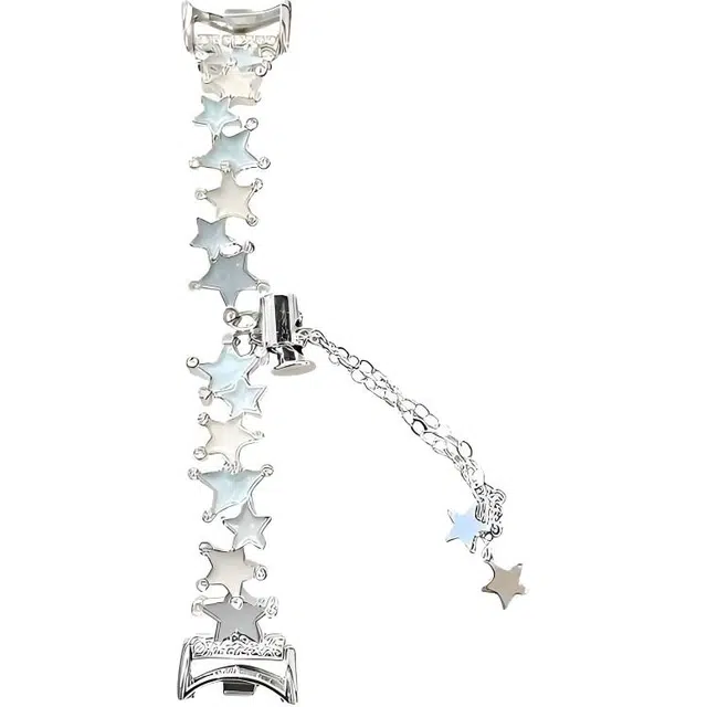 潮米勒 表带 小米红米适用 金属材质 多巴胺多彩星星朋克潮流表链女男通用