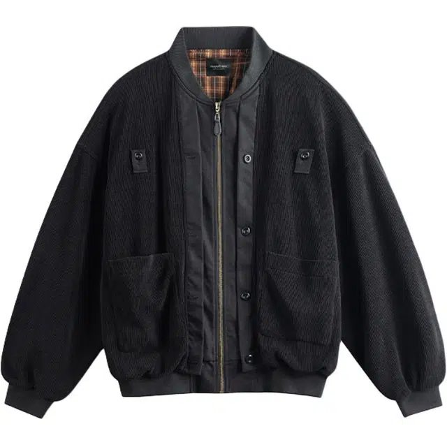 奇迹街区 潮牌复古工装教练宽松日系情侣休闲夹克外套 男女同款