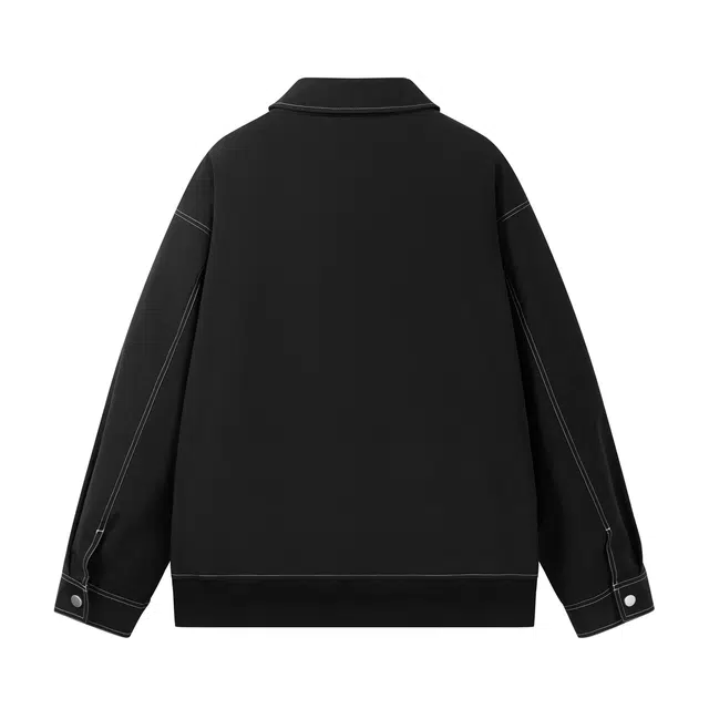 领航骆驼 小众设计复古简约学院风翻领休闲宽松潮流潮牌春秋季时尚百搭舒适痞帅高级感   夹克 男女同款